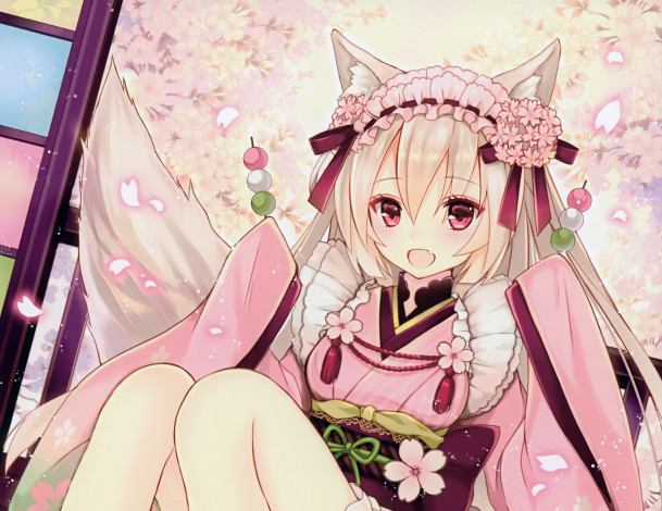 Обои картинки фото аниме, животные,  существа, yano, mitsuki