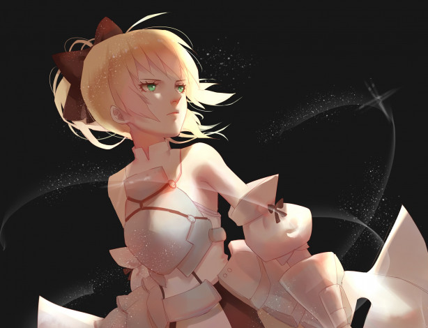 Обои картинки фото аниме, fate, stay night, saber