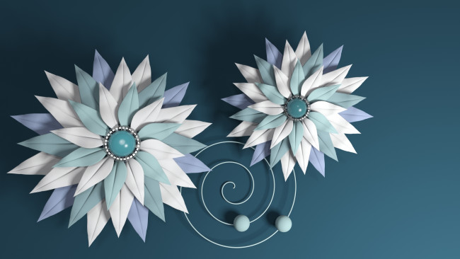 Обои картинки фото 3д графика, цветы , flowers, лепестки, цветок, фон