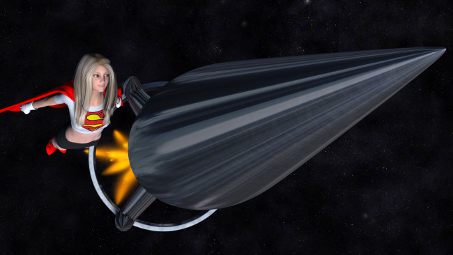 Обои картинки фото 3д графика, фантазия , fantasy, девушка, взгляд, фон, полт, супермен