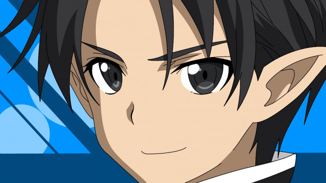 Обои картинки фото аниме, sword art online, фон, взгляд, девушка