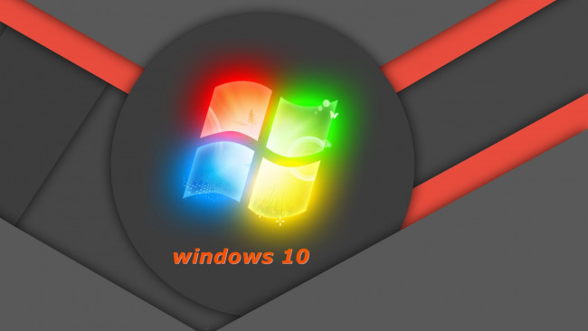 Обои картинки фото компьютеры, windows  10, фон, логотип