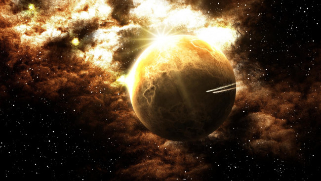 Обои картинки фото космос, арт, планеты, вселенная, звезды, галактика