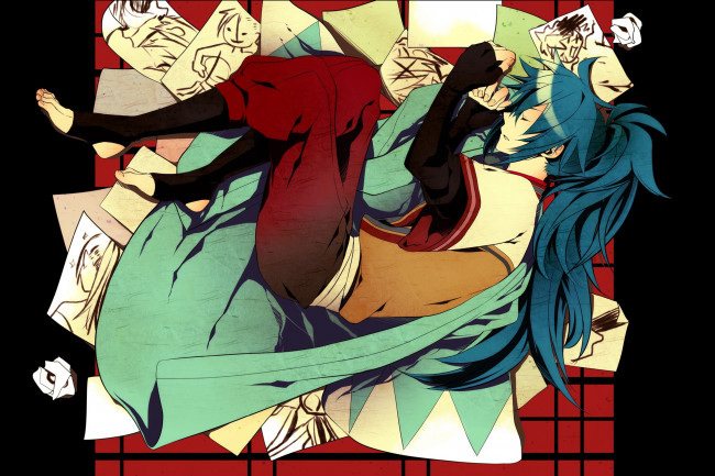 Обои картинки фото аниме, hakuouki, ryunosuke, ibuki