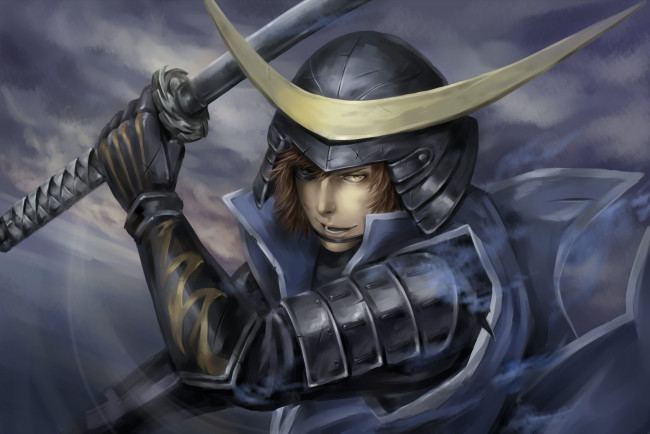 Обои картинки фото аниме, sengoku basara, date, masamune
