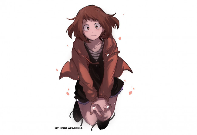Обои картинки фото аниме, boku no hero academia, uraraka, ochako