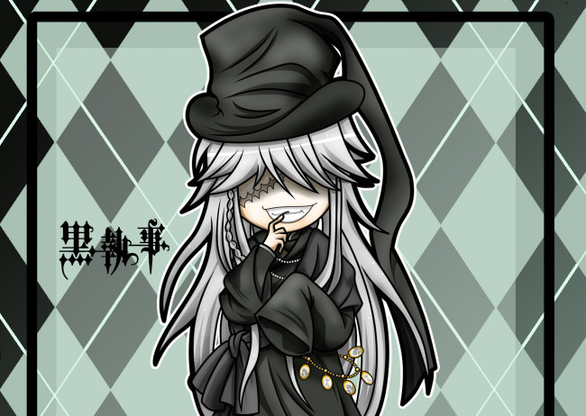 Обои картинки фото аниме, kuroshitsuji, undertaker