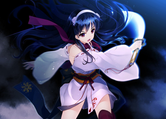 Обои картинки фото shoujo shiniki shoujo tengoku, аниме, оружие,  техника,  технологии, okushiro, yuki