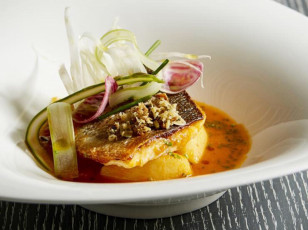 Картинка еда рыбные+блюда +с+морепродуктами картофель соус рыба