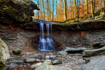 Картинка природа водопады простор