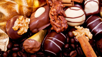Картинка еда конфеты +шоколад +сладости ассорти