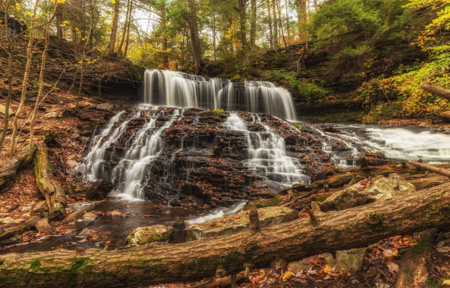 Обои картинки фото природа, водопады, простор