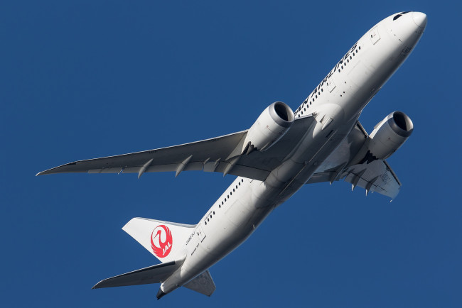 Обои картинки фото boeing 787, авиация, пассажирские самолёты, авиалайнер