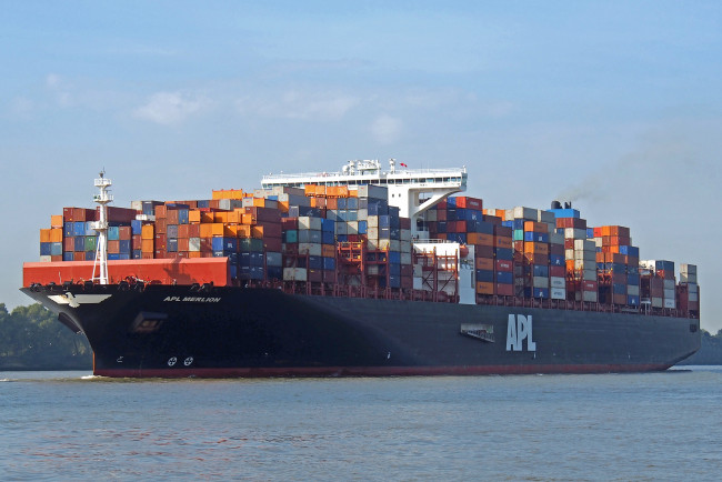 Обои картинки фото корабли, грузовые суда, контейнеровоз