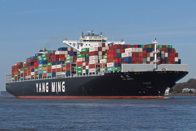 Обои картинки фото корабли, грузовые суда, контейнеровоз