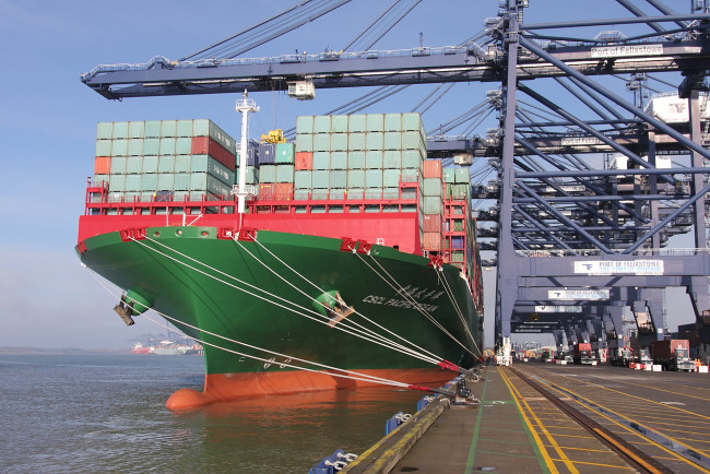 Обои картинки фото корабли, грузовые суда, контейнеровоз