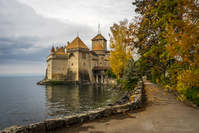 Обои картинки фото le ch&, 226, teau, города, замки франции, замок, озеро