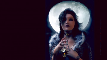 Картинка календари фэнтези кулон украшения девушка