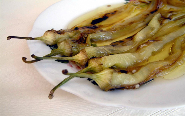 Обои картинки фото еда, окра, греческая, кухня