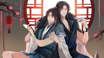 Картинка аниме the+scum+villain’s+ self-saving +system система спаси себя сам для главного злодея chuan shu zijiu zhinan мосян тунсю