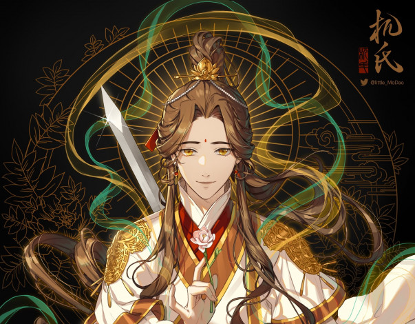 Обои картинки фото аниме, tian guan ci fu, благословение, небожителей, tian, guan, ci, fu, мосян, тунсю