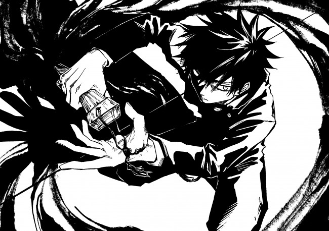 Обои картинки фото аниме, jujutsu kaisen, магическая, битва