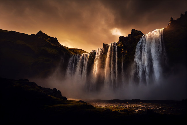 Обои картинки фото разное, компьютерный дизайн, пейзаж