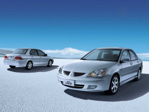 Картинка mitsubishi lancer автомобили