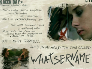 Картинка whatsername музыка green day