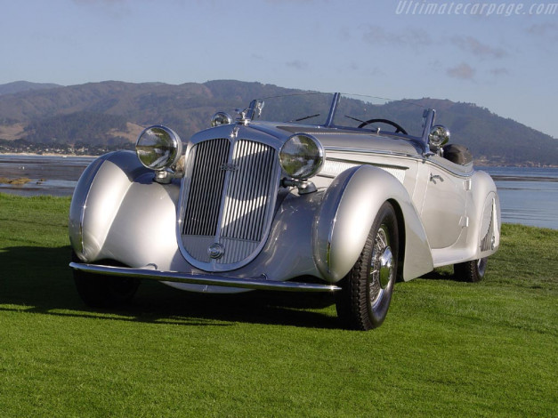 Обои картинки фото horch, 853a, erdmann, rossi, sport, cabriolet, автомобили, классика