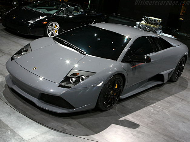 Обои картинки фото lamborghini, murcielago, lp, 640, автомобили, выставки, уличные, фото