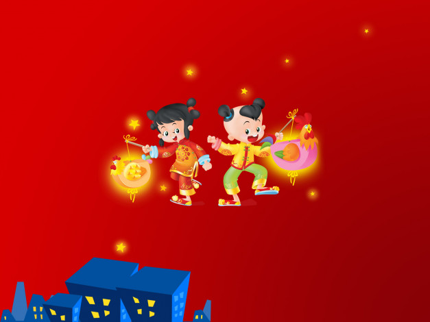 Обои картинки фото праздничные, векторная, графика, новый, год