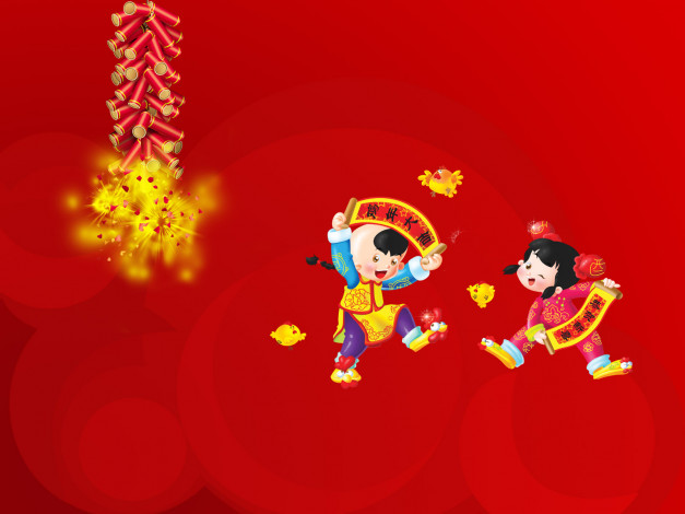 Обои картинки фото праздничные, векторная, графика, новый, год