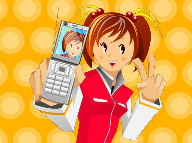 Обои картинки фото рисованные, дети