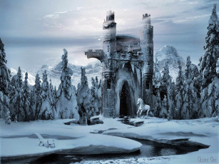 Картинка фэнтези единороги