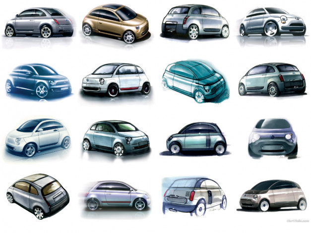 Обои картинки фото автомобили, рисованные