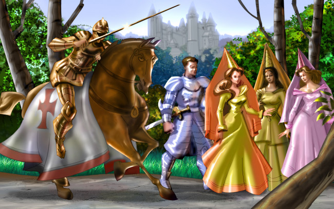 Обои картинки фото рисованные, люди