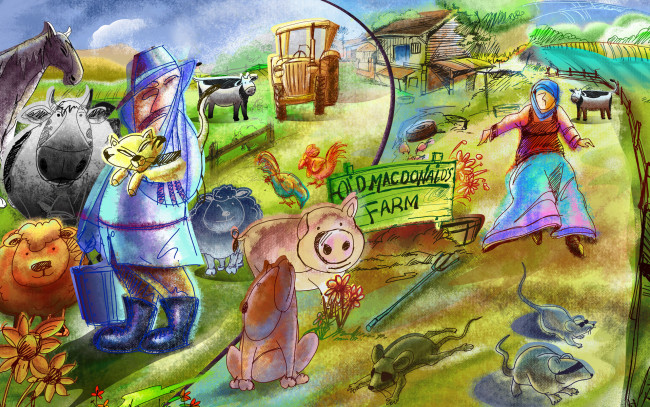 Обои картинки фото рисованные, люди