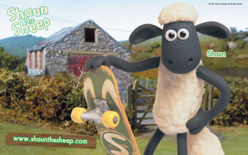 Картинка мультфильмы shaun the sheep