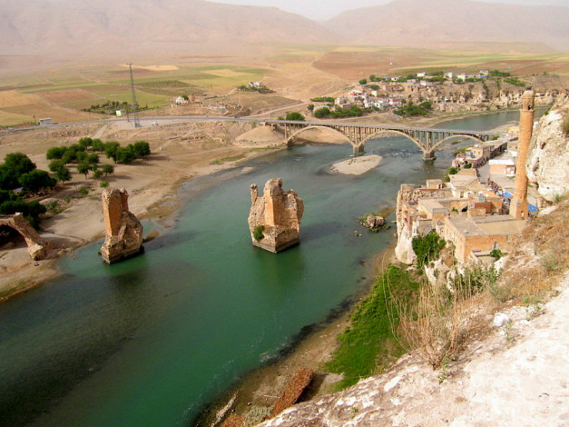 Обои картинки фото hasankeyf, batman, turkey, города, мосты