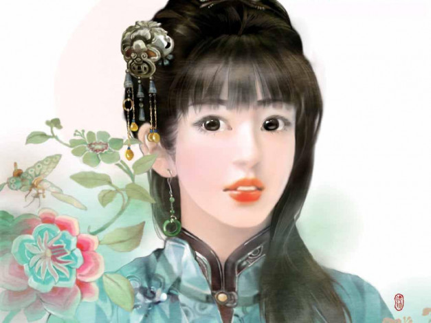 Обои картинки фото рисованные, люди