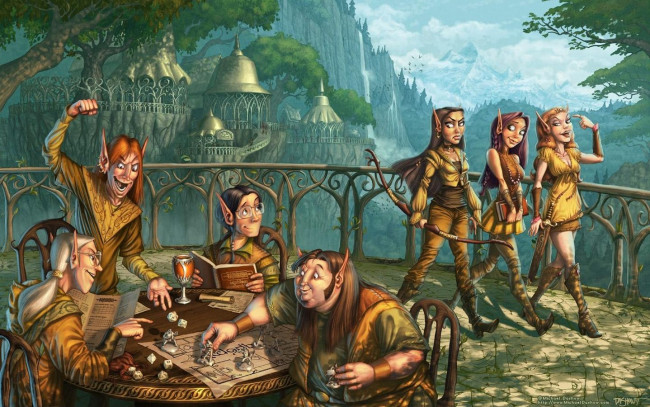 Обои картинки фото фэнтези, эльфы