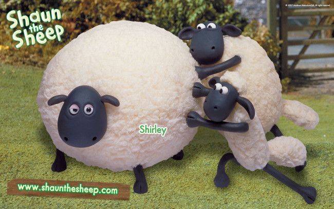 Обои картинки фото мультфильмы, shaun, the, sheep