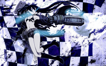 Картинка аниме black rock shooter