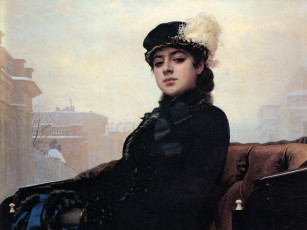 Картинка иван крамской неизвестная рисованные