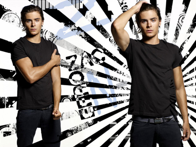 Обои картинки фото мужчины, zac, efron