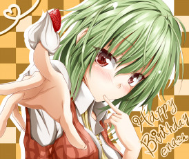 Картинка kazami yuuka аниме touhou