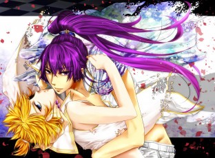 Картинка vocaloid аниме kamui gakupo kagamine len