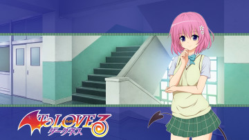 Картинка аниме to love ru девушка