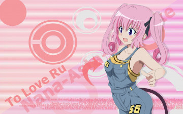 Картинка аниме to love ru девушка